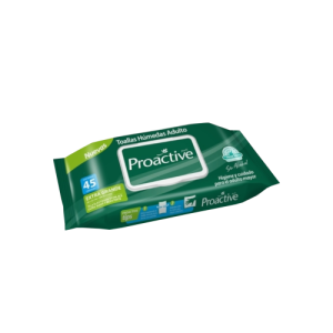 Toallas Húmedas Adulto Proactive 45u