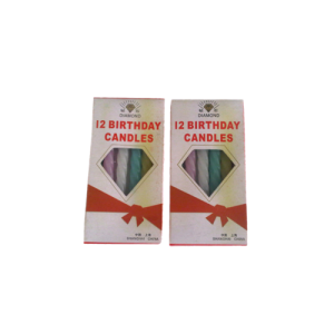 Velas de Cumpleaños (cajita 12 u)