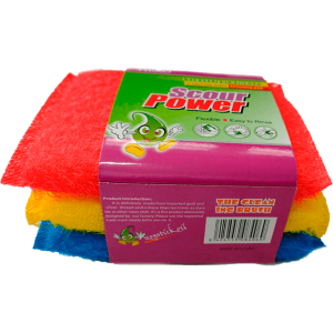Esponja reforzada plástica x 3 (valor pack)