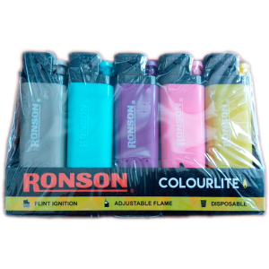 Encendedor Ronson sólido (valor cajita 20 encendedores)
