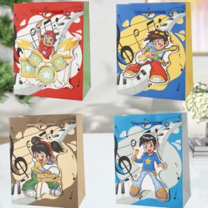 Bolsas de regalo Mod W3154 (valor es por docena que trae 4 modelos) Tamaños  mediano - grande