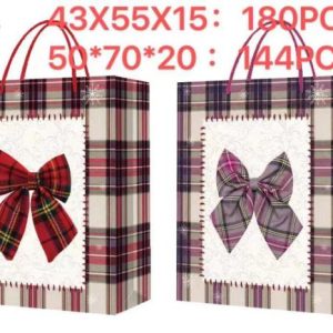 Bolsas de regalo Mod Y1073 (valor es por docena que trae 4 modelos) Tamaños extra grande