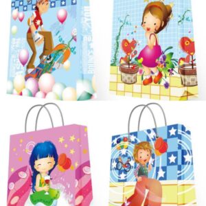 Bolsas de regalo Mod Y862 (valor es por docena que trae 4 modelos) Tamaños  mediano - grande